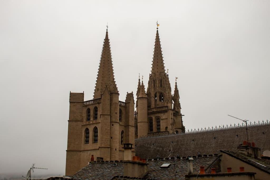 Le Fontaine - Hyper Centre - Vue Cathedrale - Wifi Leilighet Mende Eksteriør bilde